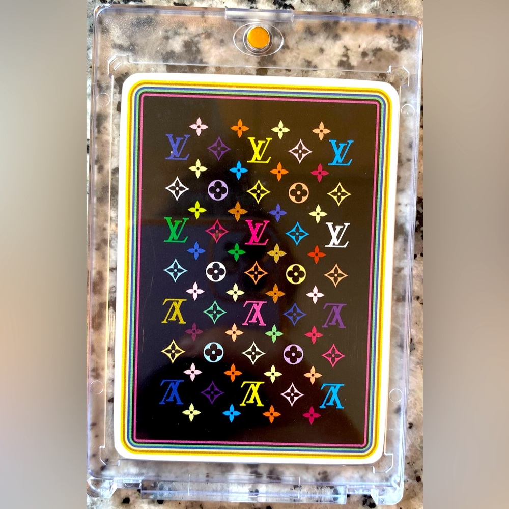 Louise Vuitton Murakami Playing Card 9 of Clubs Limited Edition Collectors Card